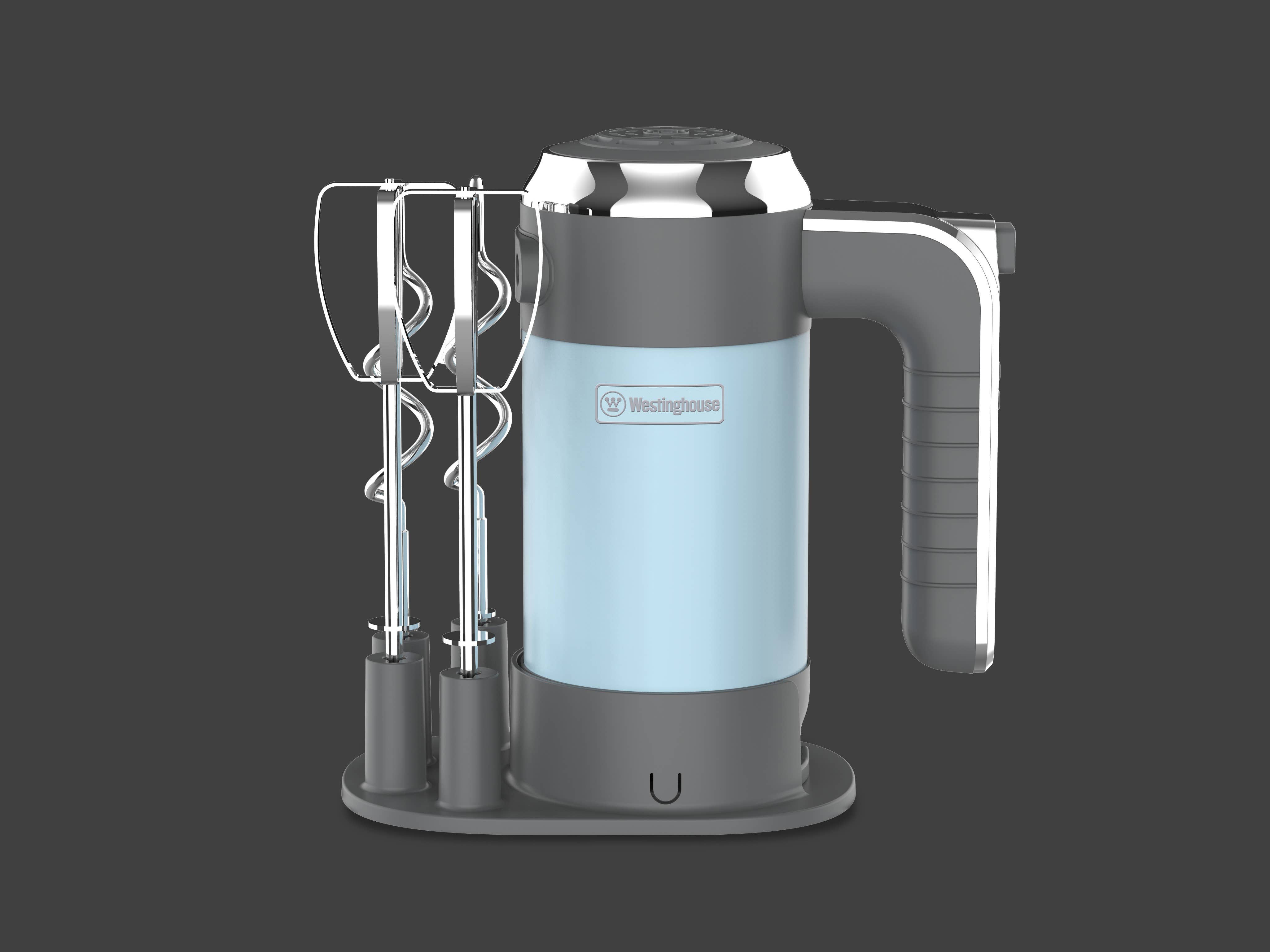 Westinghouse - Wholesale Kitchen Appliance - Westinghouse 5-Speed Hand Mixer with Base - Retro Series10