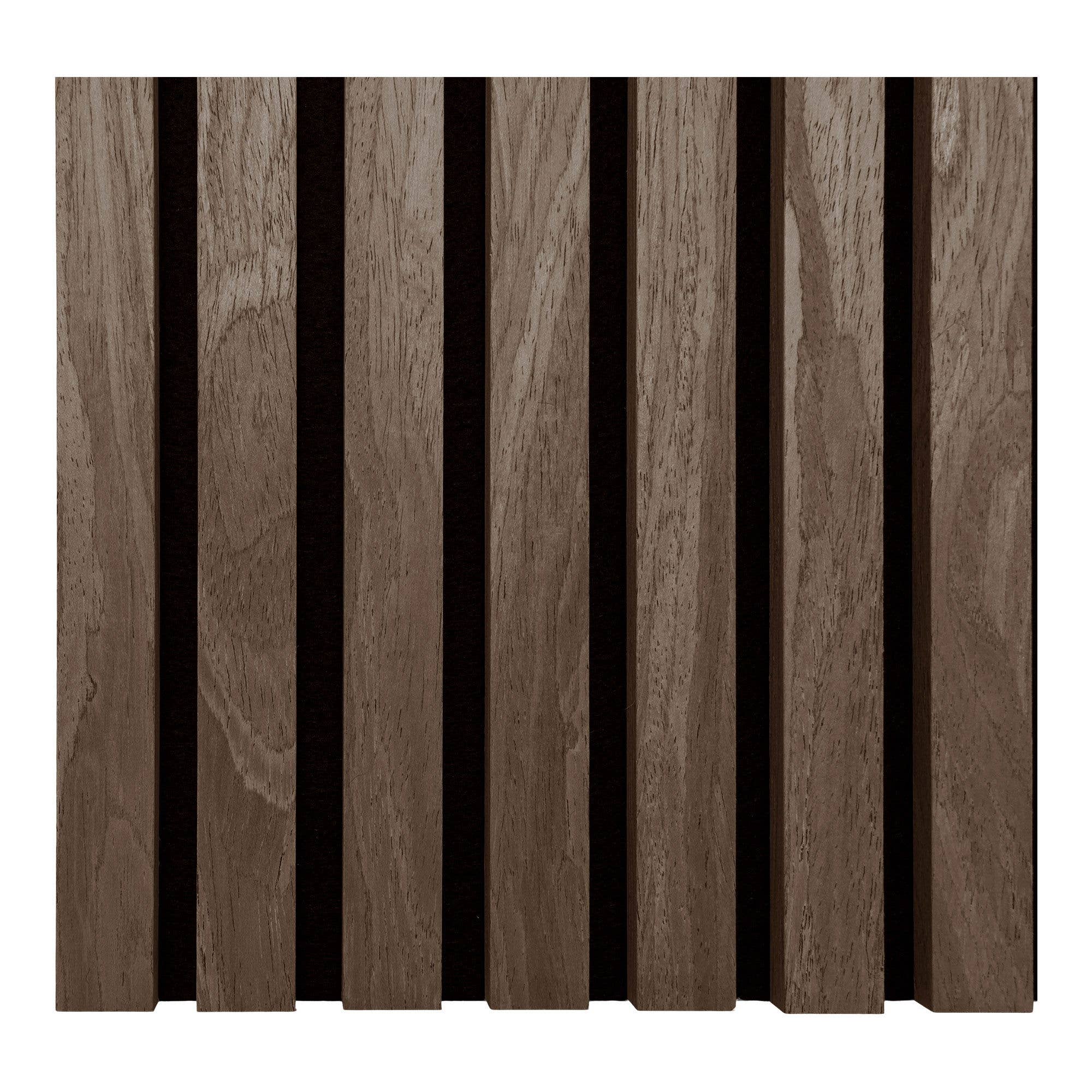 Brown Acoustic Panel - Wood veneer. walnut look 2400x600x22 mm for wholesale on Faire3