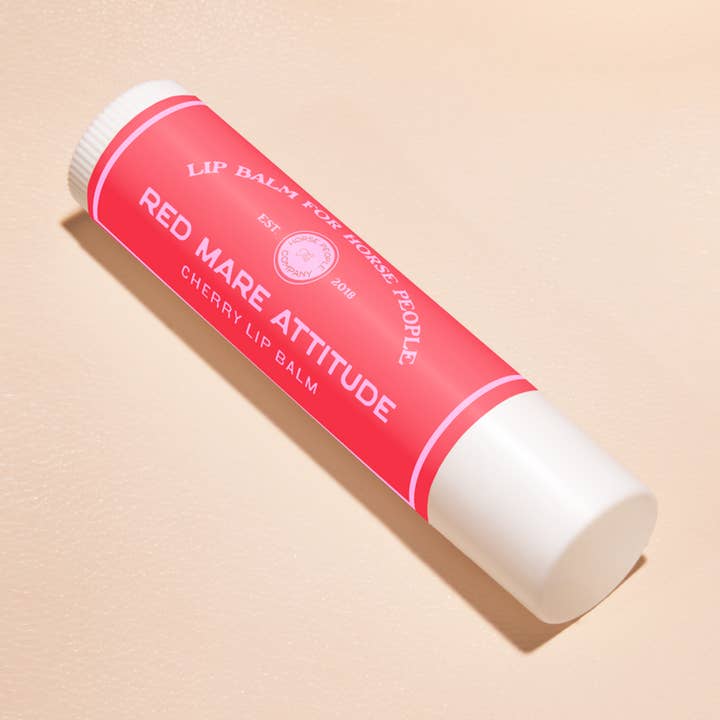 Lip Balm for Horse People - RED MARE ATTITUDE for wholesale by The Horse People Company