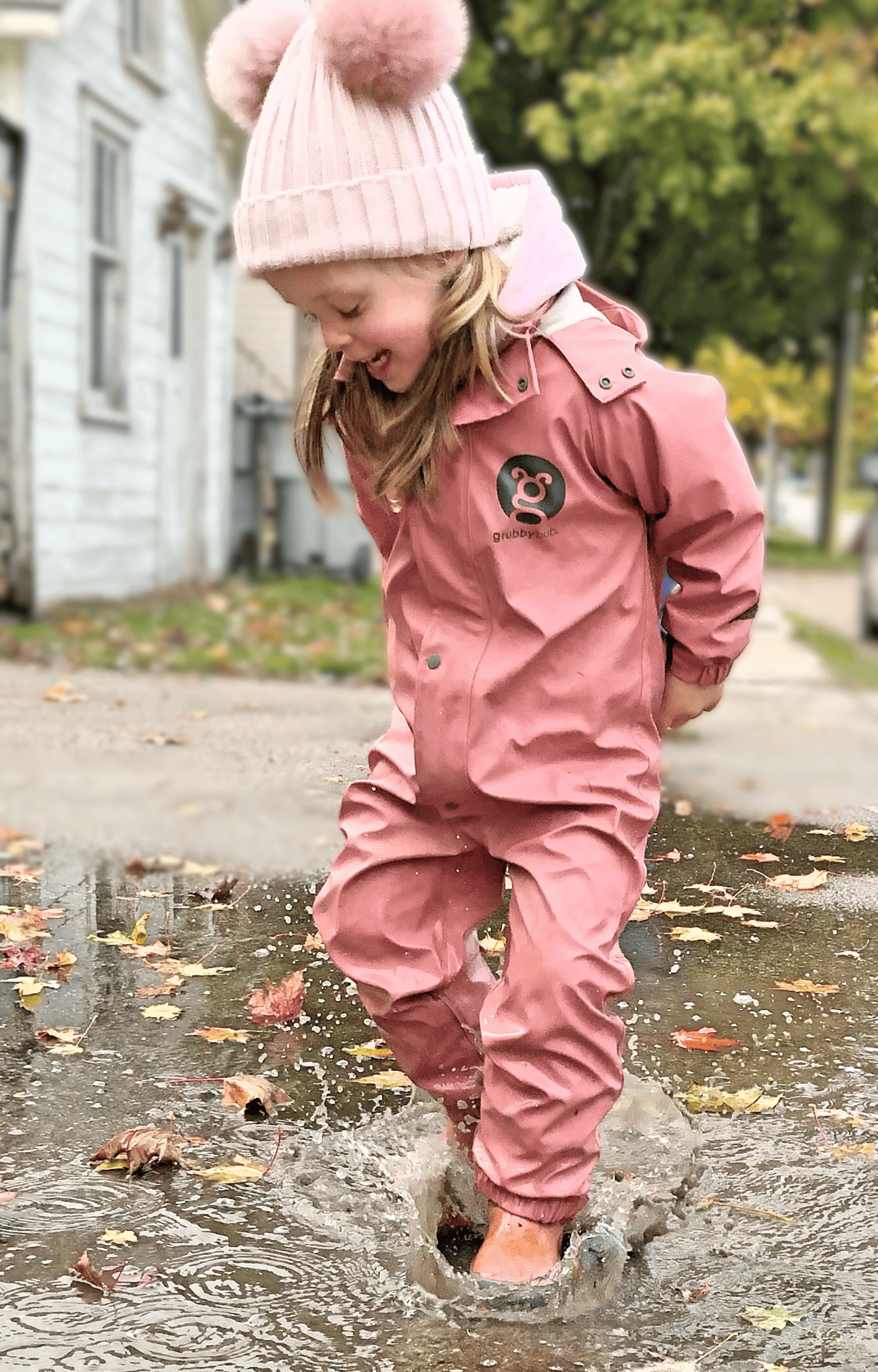 Grubbybub – wholesale Raincoat – Kids – Puddle Suit14