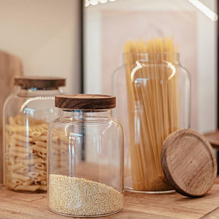 Sealable Glass Storage Jars PRE ORDER for wholesale by River & Ivy