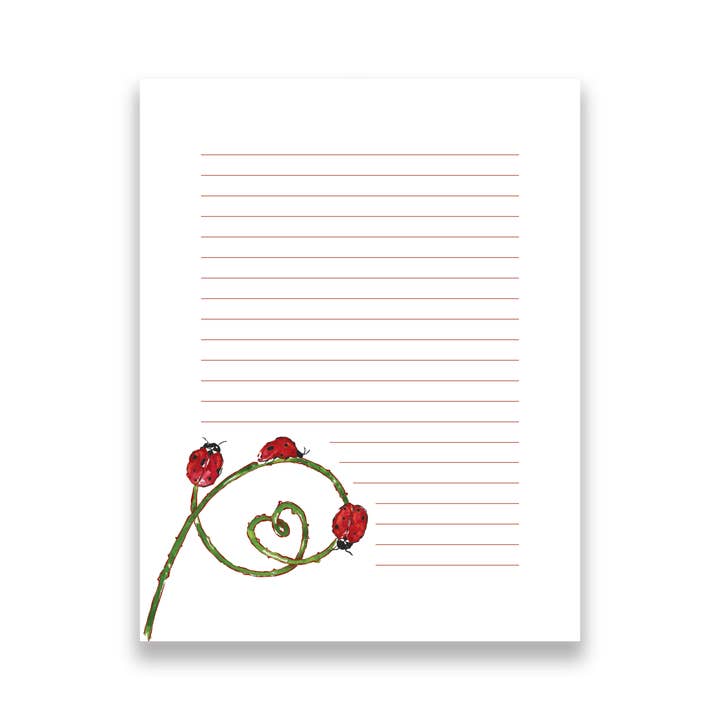 Ladybug Notepads | Lined Notepads | Stationery | Paper Pads
for wholesale by papierwinkel