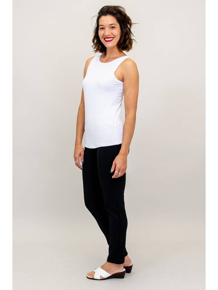 Blue Sky Clothing Co LLC - Wholesale Tank Top - Women's - Reanna Tank, Snow White, Bamboo7