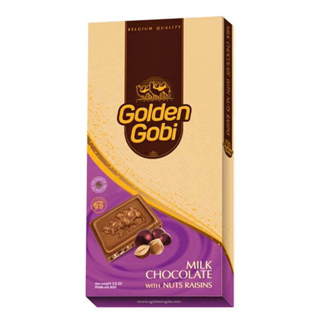 Mongulai – Barra de chocolate por atacado – Chocolate ao leite (Golden Gobi)3