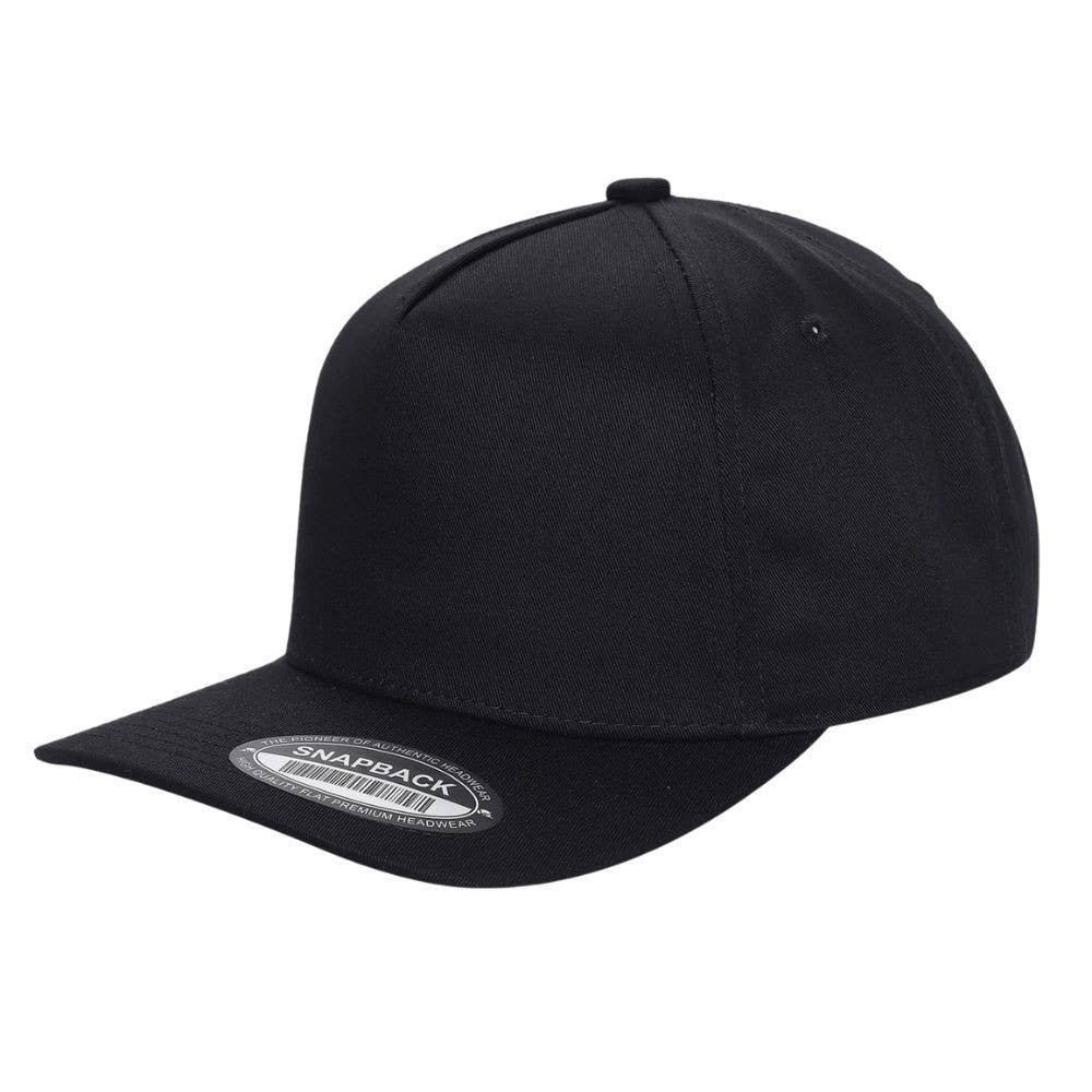 DOBBI - Wholesale Flat Brim Cap - Unisex - 5 Panel Snapback Caps0