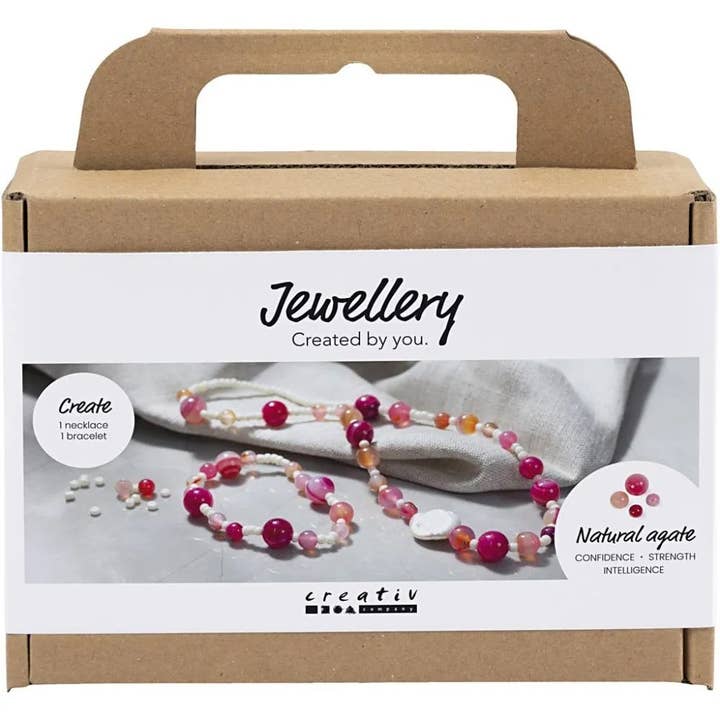 CC Min Set Hobby Collana e Bracciale Rosa per la vendita all'ingrosso da parte di Hobbygroep