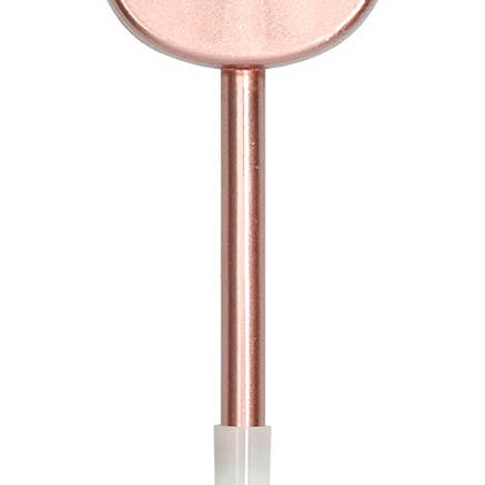 Stearinlys nummer 8 Rose guld metalli for engroshandel hos Folat BV