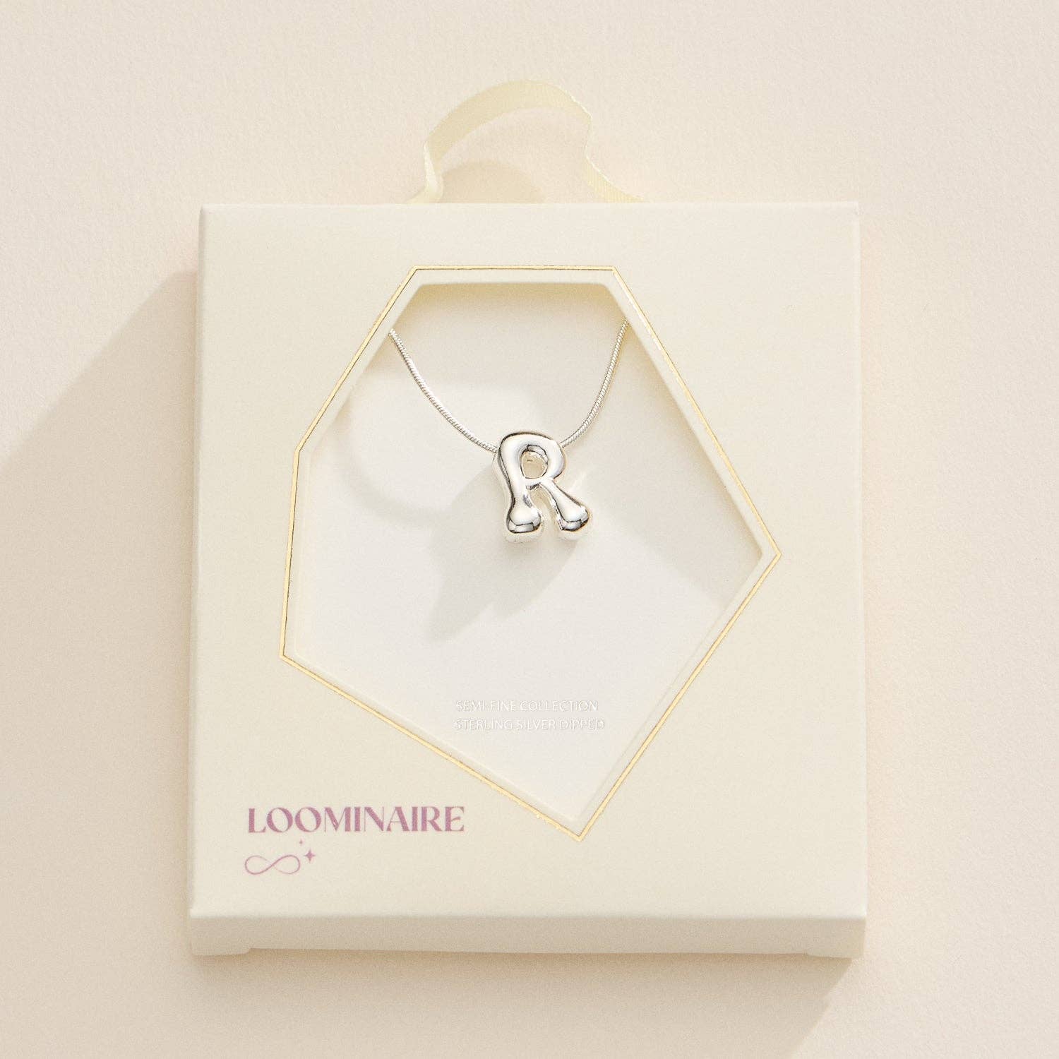 Frem - Wholesale Pendant/Charm Necklace - 16 Assorted 18K Gold Dipped Bubble Initial Necklace32