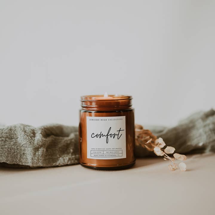 Comfort Soy Wax Candle for wholesale by Jericho Road Collective