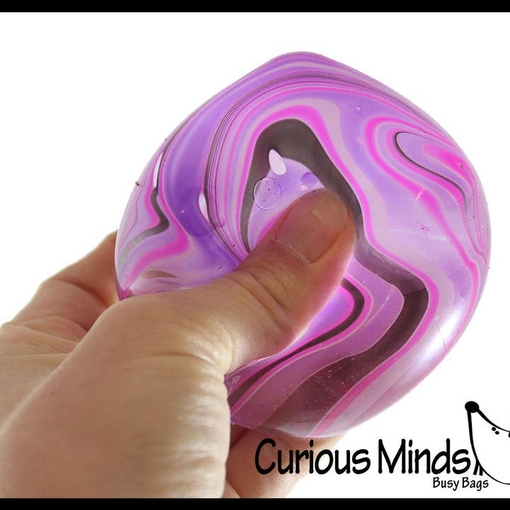 Curious Minds Toys – wholesale Squishy toy – Kids & Baby – 1 Swirl NeeDoh Nice Cube Ice Sugar Ball - Thick Glue/Gel
