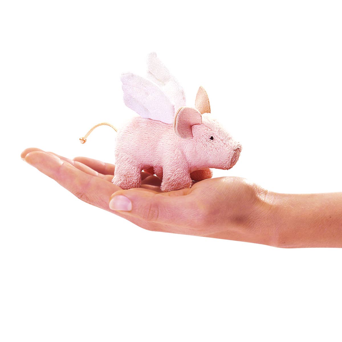 FOLKMANIS-PUPPETS - Wholesale Finger Puppet - Kids & Baby - Mini pig with wings 2685/ Mini Winged Piglet1
