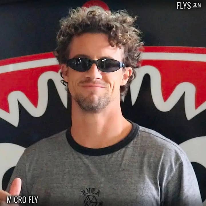 Black Flys Eyewear - Wholesale Sunglasses - Men's - Micro Fly Men's Sunglasses, 100% UVA/UVB, Black Flys2