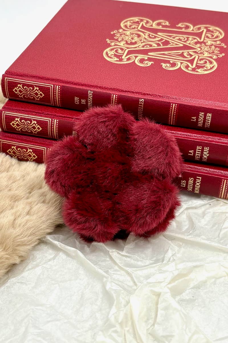 BYREN | ÉLINE L'ATELIER - Wholesale Hair Accessories Set - Women's - Faux fur hair clip YH205YJ8