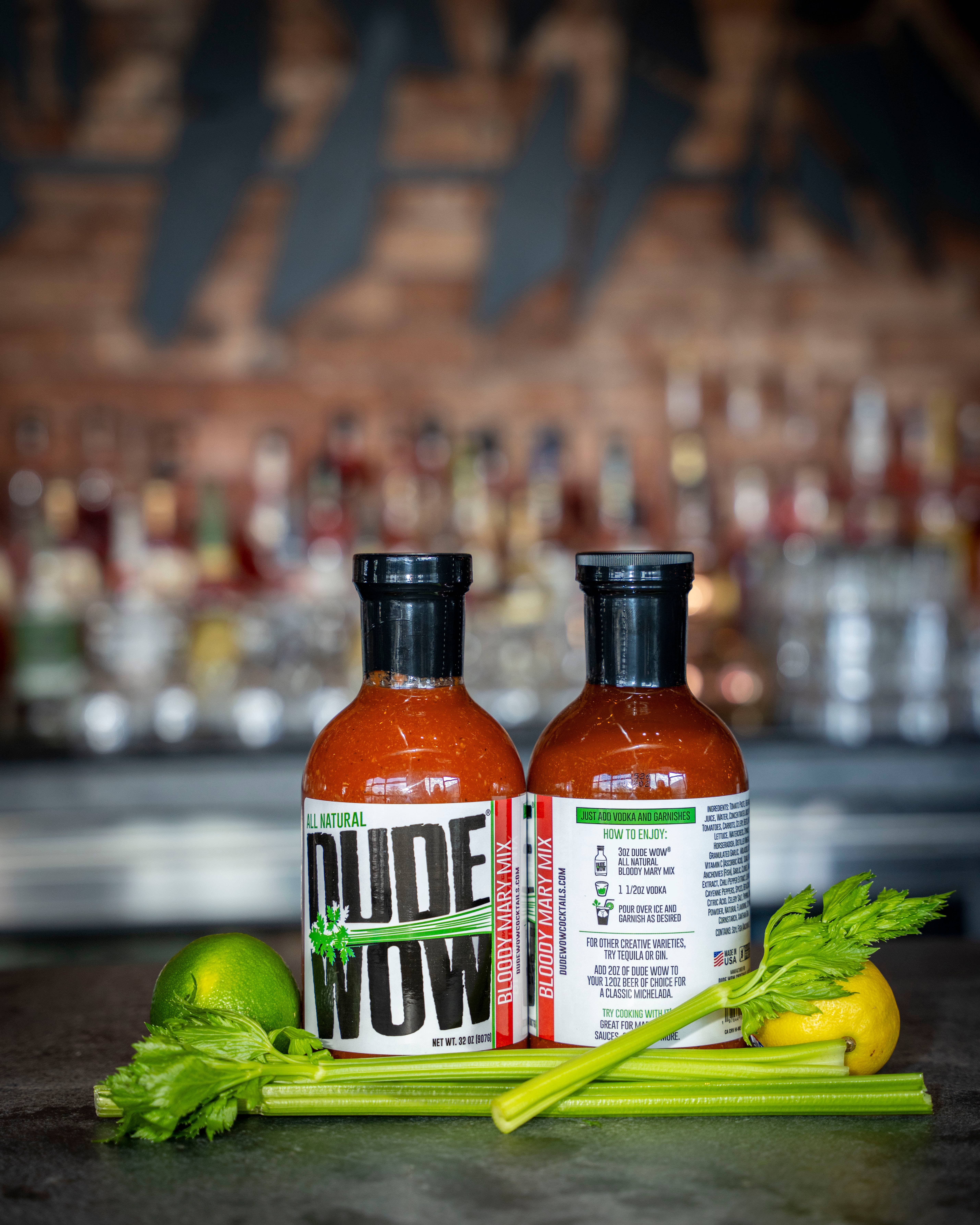 Dude Wow Cocktails - Wholesale Cocktail Mix/Syrup - Dude Wow All Natural Bloody Mary - 32oz5
