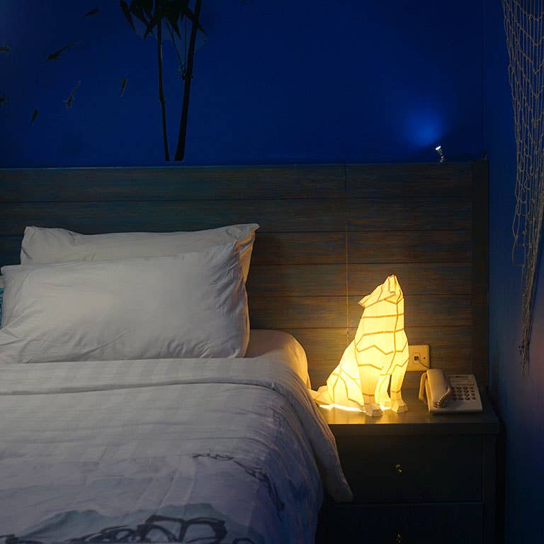 PAPERCRAFT WORLD – Großhandel Bastelset – Wolf 3D PaperCraft Origami Modell, Papierlampe27