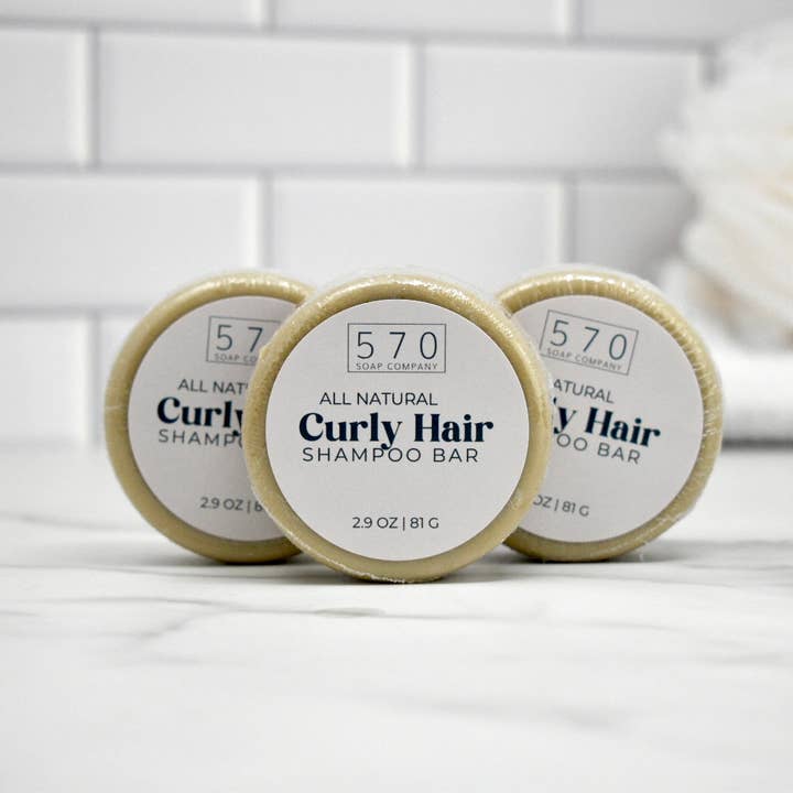 Curly Hair Shampoo Bar - All Natural - Shampoo Bar for Curly Hair for wholesale by 570 Soap Company