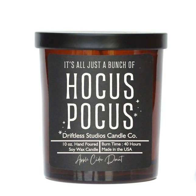 Hocus Pocus Halloween Candle - Soy Wax Candles for wholesale by Driftless Studios
