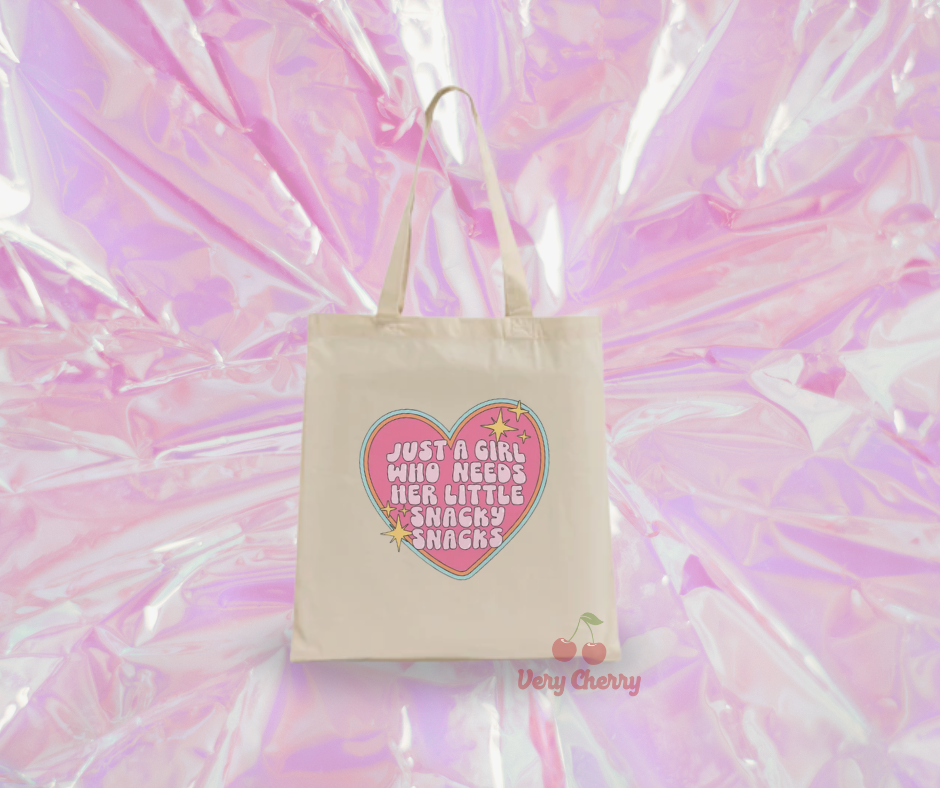 Very Cherry - Wholesale Tote bag – Women's - Snacky Girl Canvas Tote Bag0