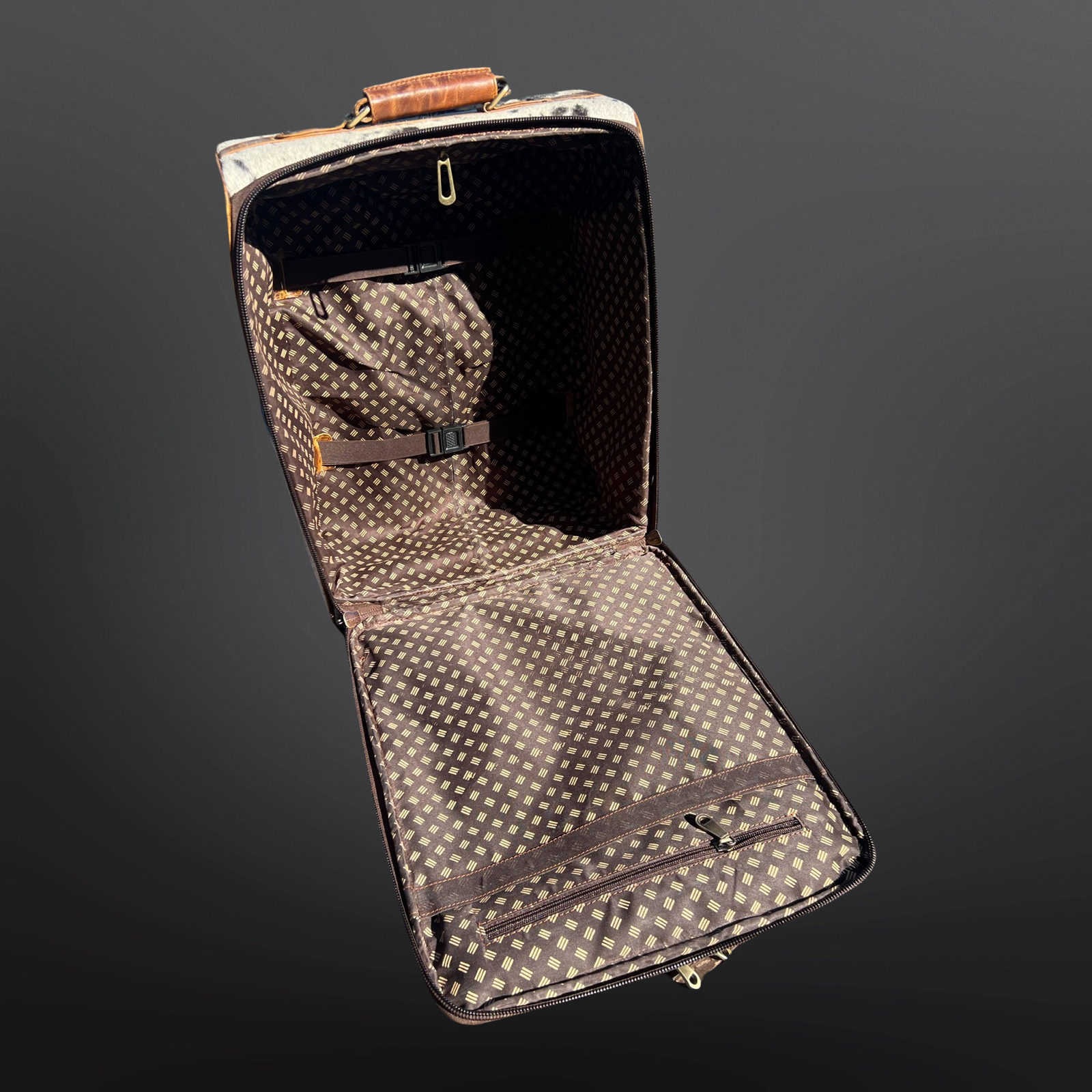 Westrian International - Vente Valises - Valise de cabine à roulettes Western en cuir de vachette1