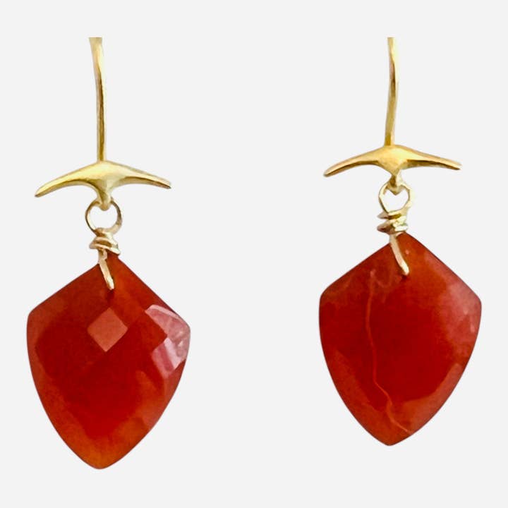 Mermaid (Fish Tail) Earring - (8 Gemstone Options) for wholesale by Sissy Yates Designs