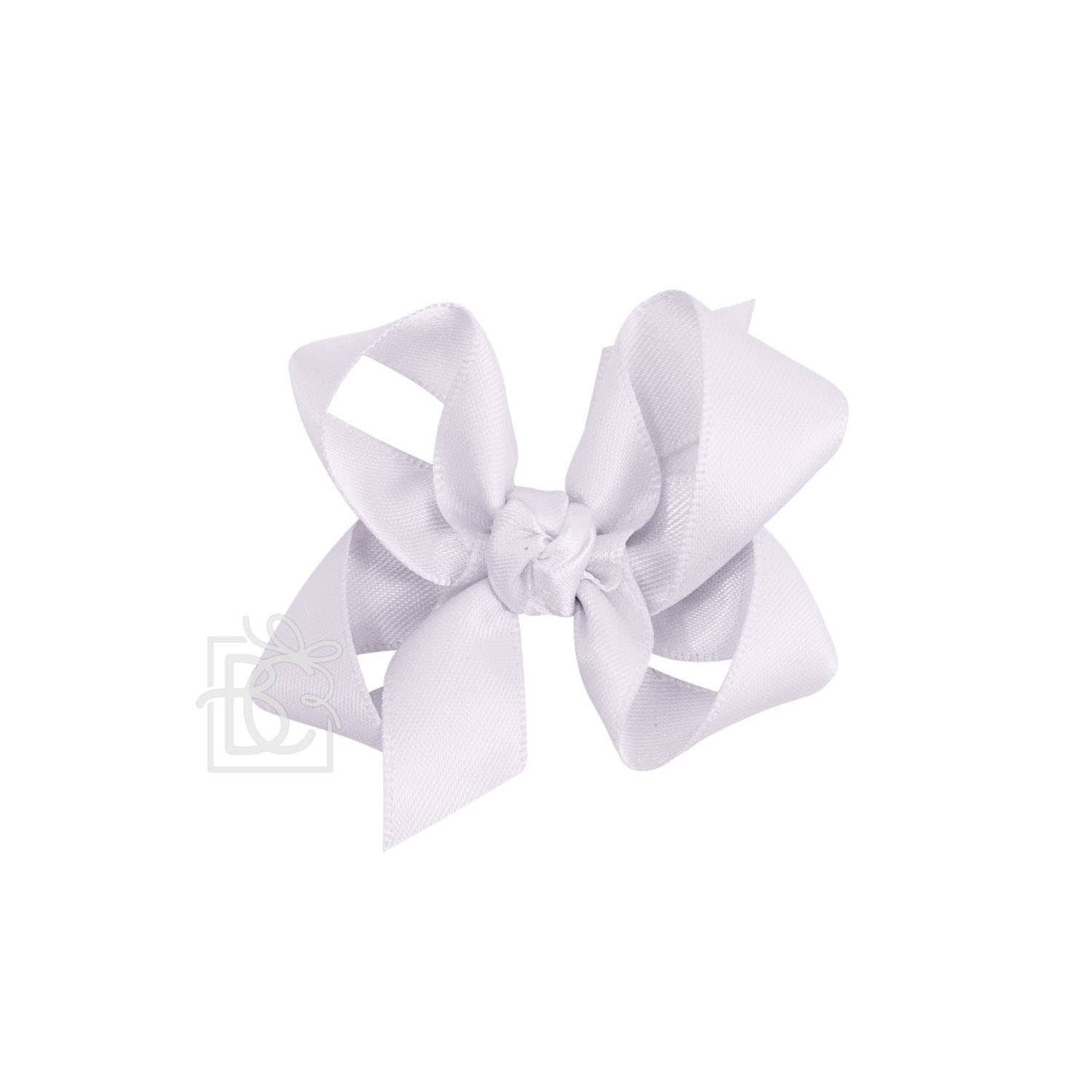 Beyond Creations, LLC - Wholesale Hair Bow - Kids - SATIN BOW ON CLIP187
