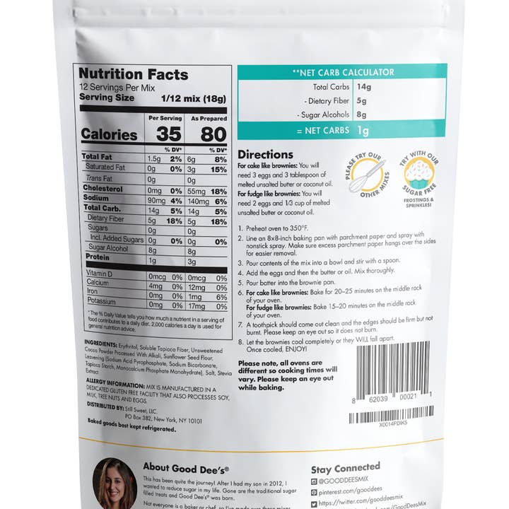 Good Dee's - Wholesale Brownie mix - Good Dee’s Brownie Mix1