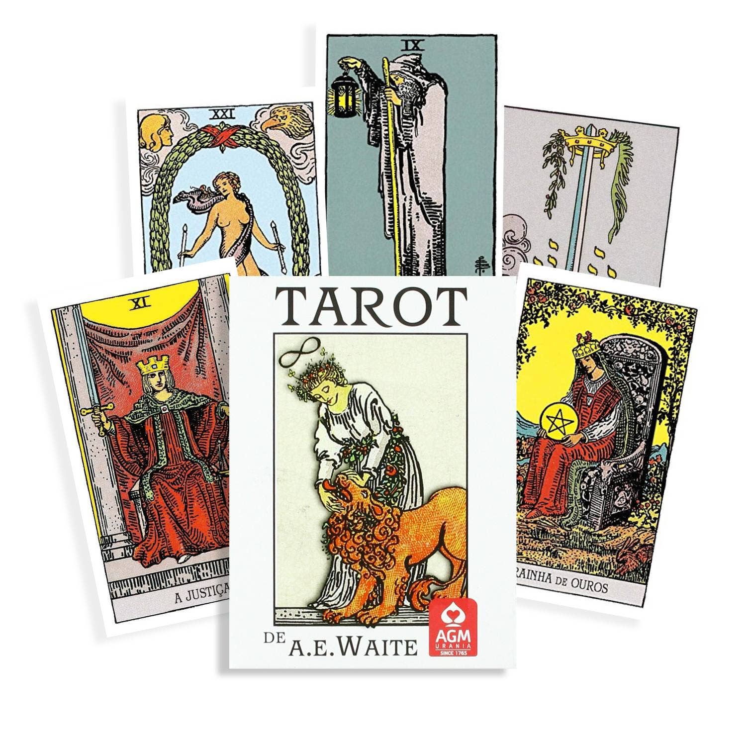 Cardshouse - Wholesale Tarot Cards - Tarot de A.E. Waite Cards Portuguese Edition AGM0