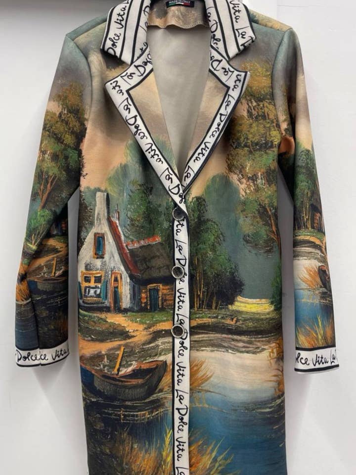 CENTO UNO ITALY - Wholesale Coat - Women's - Woman's stylish long coat U82517-50