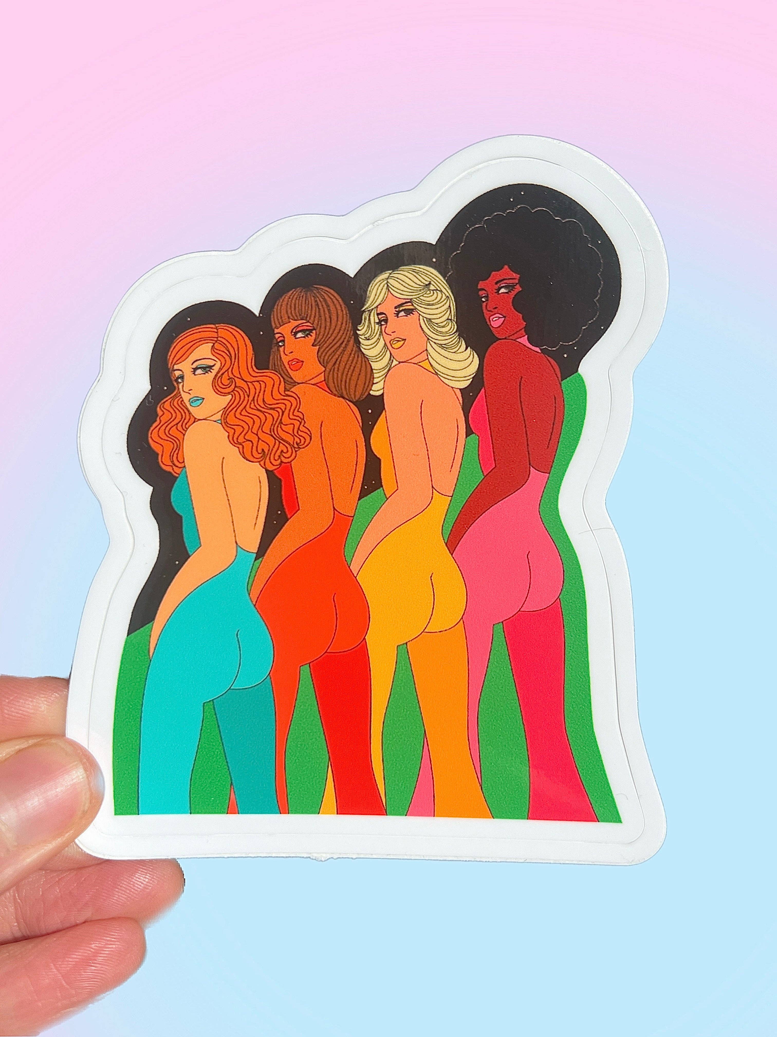 Astral Weekend - Wholesale Sticker - 3 Inch Sticker Disco Divas1