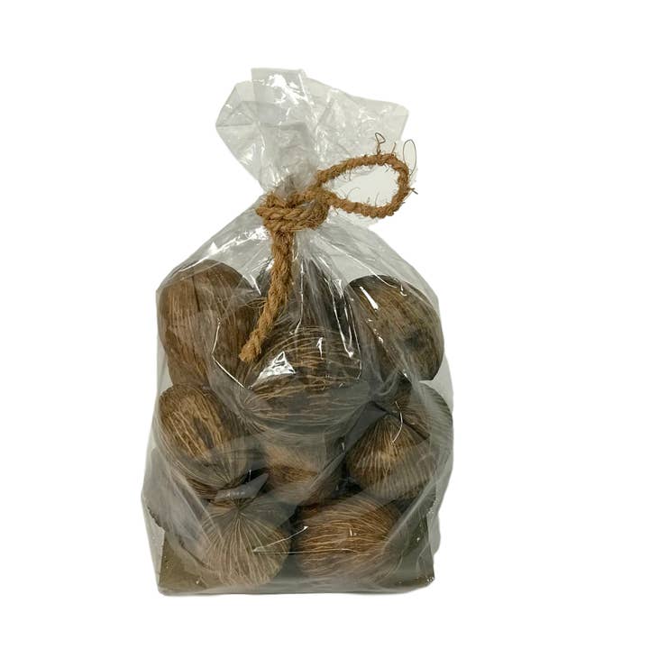 Wilco Home – Großhandel Tischdeko – 14-teiliges natürliches Mintola Ball Seed Pod Napffüllset