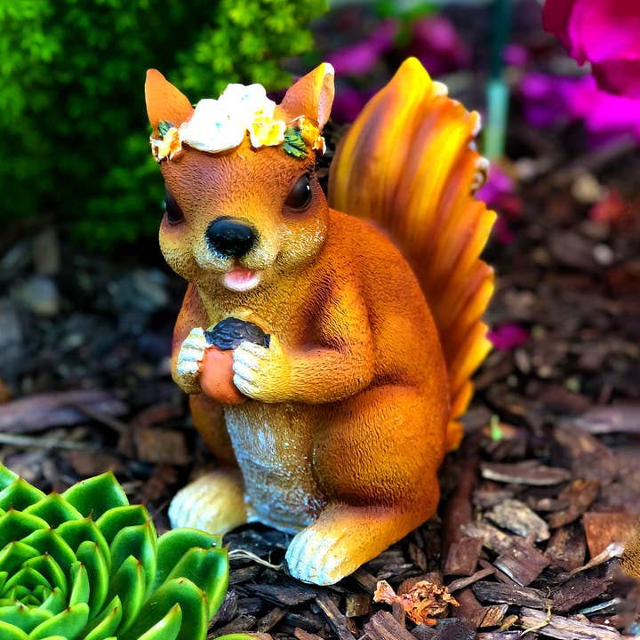 Estatua de Jardín de Ardilla para venta al por mayor de Bewaltz