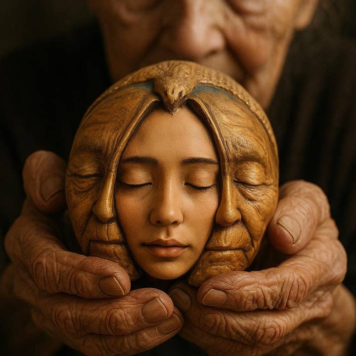 Shaping Spirit - Wholesale Sculpture - Memories in Me – Spiritual Sculpture of Ancestral Memory, Healing & Inner Wisdom