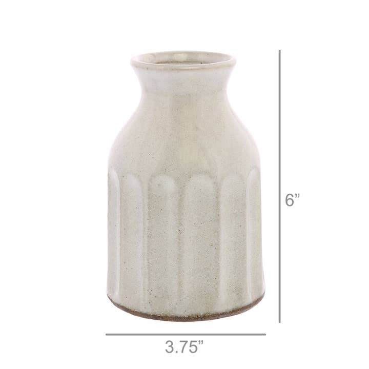 HomArt - Wholesale Vase - Caldwell Ceramic Vase - White