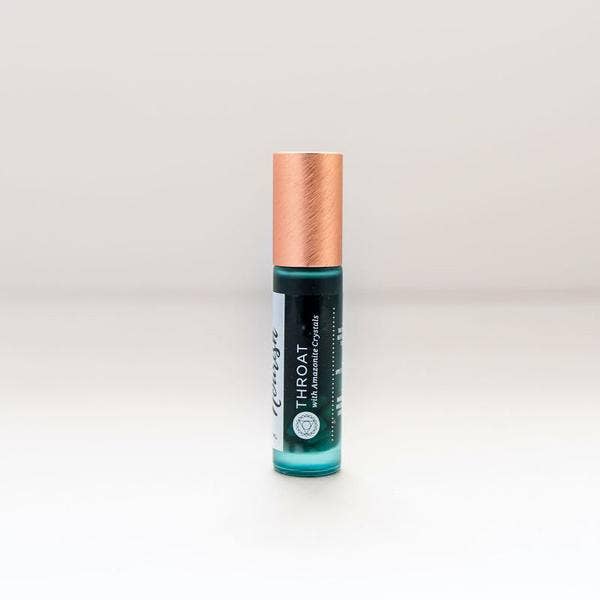Nourish Natural Products - Wholesale Essential Oil - Throat Chakra with Amazonite Crystals