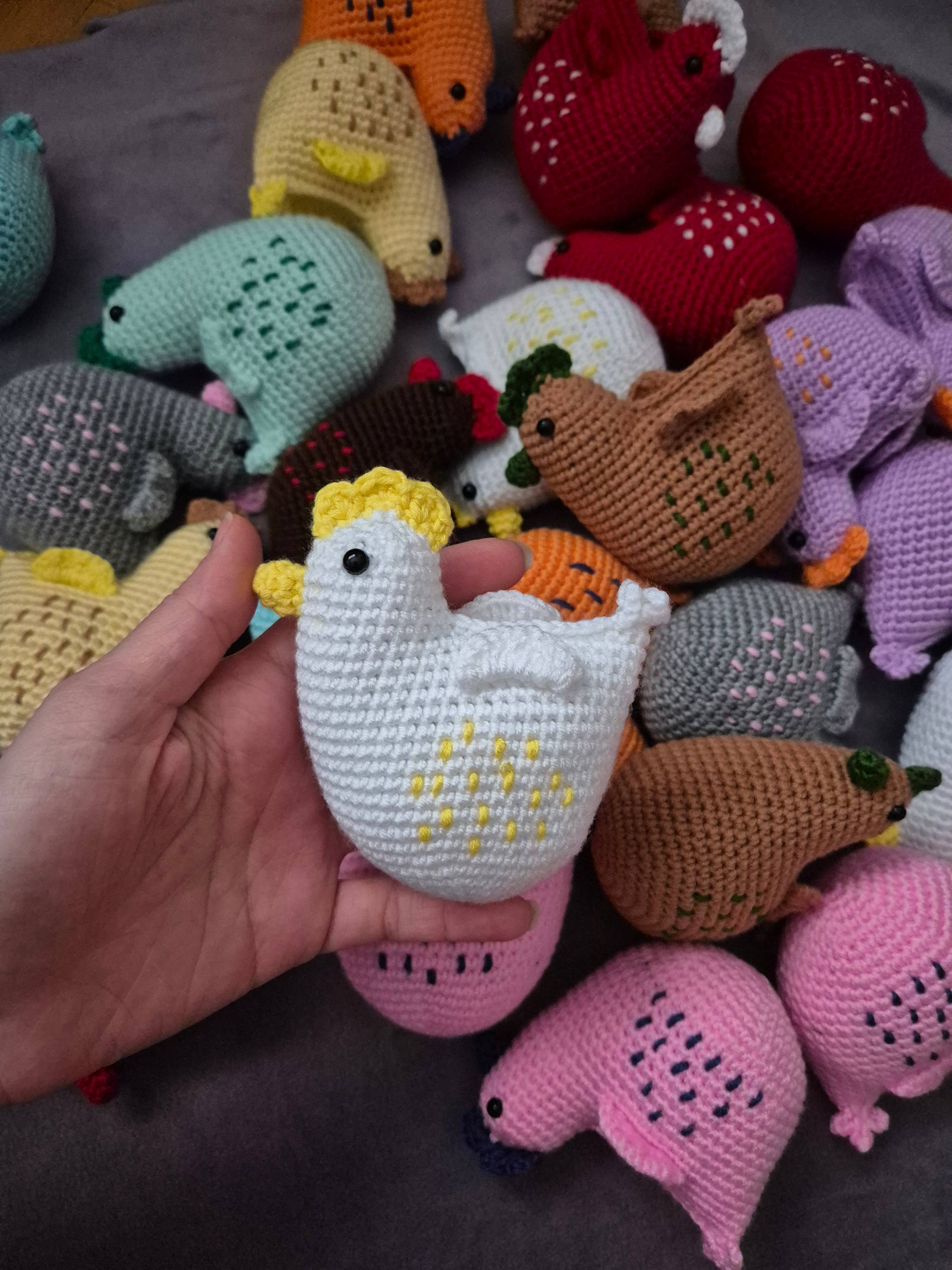 despinacrafting – Großhandel Kuschel-/Plüschtier – Kind & Baby – Häkel-Hühnchenspielzeug, Amigurumi Kuscheltier14