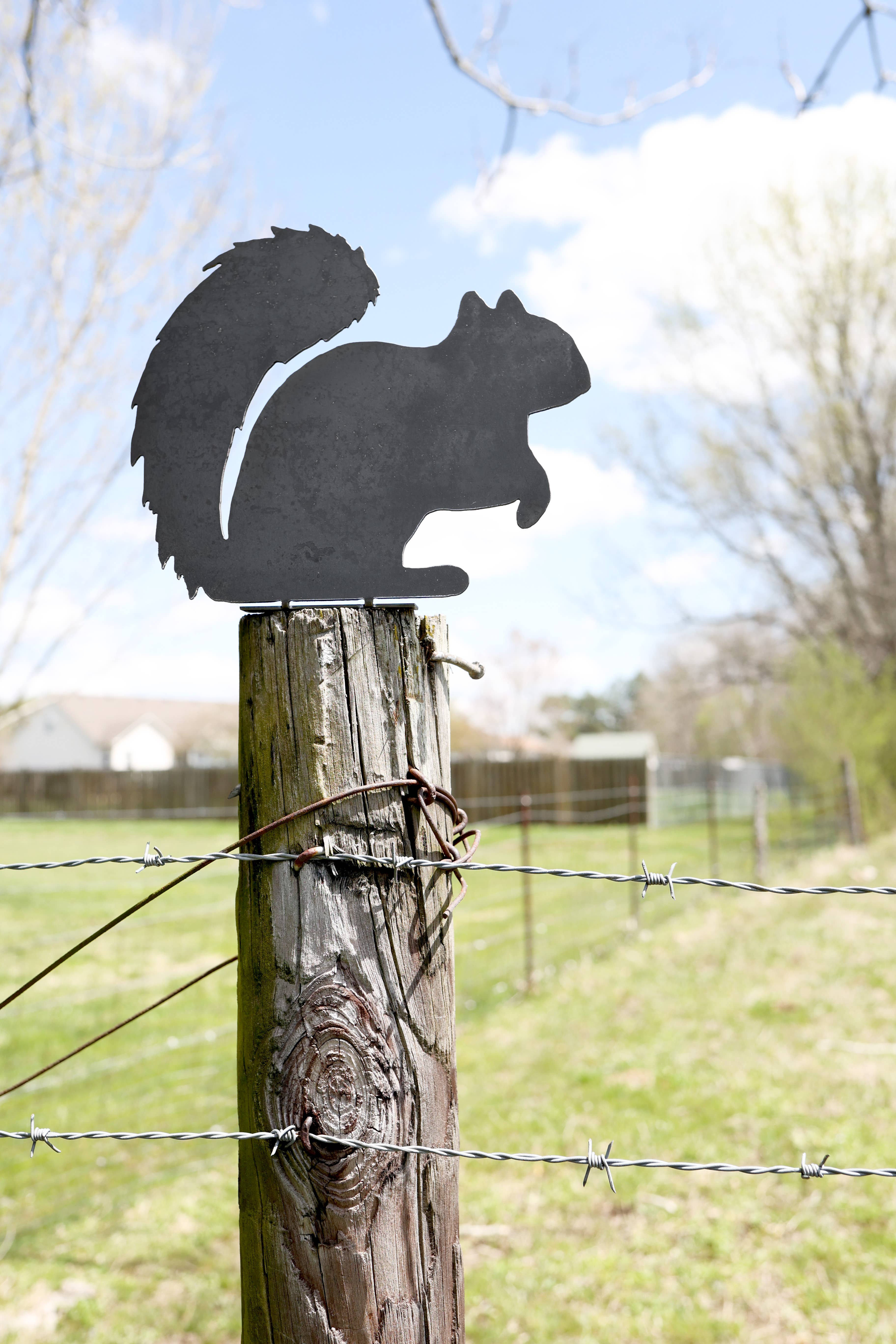 Highland Ridge  |  Handmade Home Decor - Wholesale Outdoor Ornament/Decor - Metal Squirrel Statue2