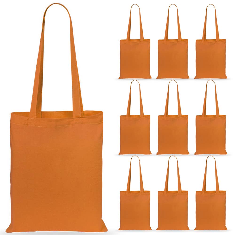 eBuyGB Craft Blanks - Wholesale Grocery/Shopping Bag - Premium Coloured Reusable 5oz Cotton Canvas Shopping Bag Eco12