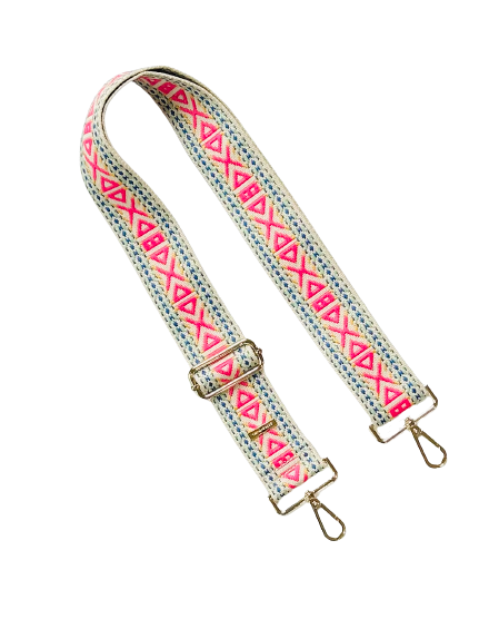 Thomas and Lee Company - Wholesale Bag Strap - Women's - Embroidered Guitar Straps - Assorted Prints + Florals - 10 Available5