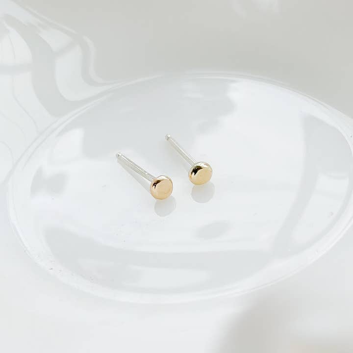 Sun & Selene - Vente Clous d'oreille - Clous d'oreilles GAIA Pebble3