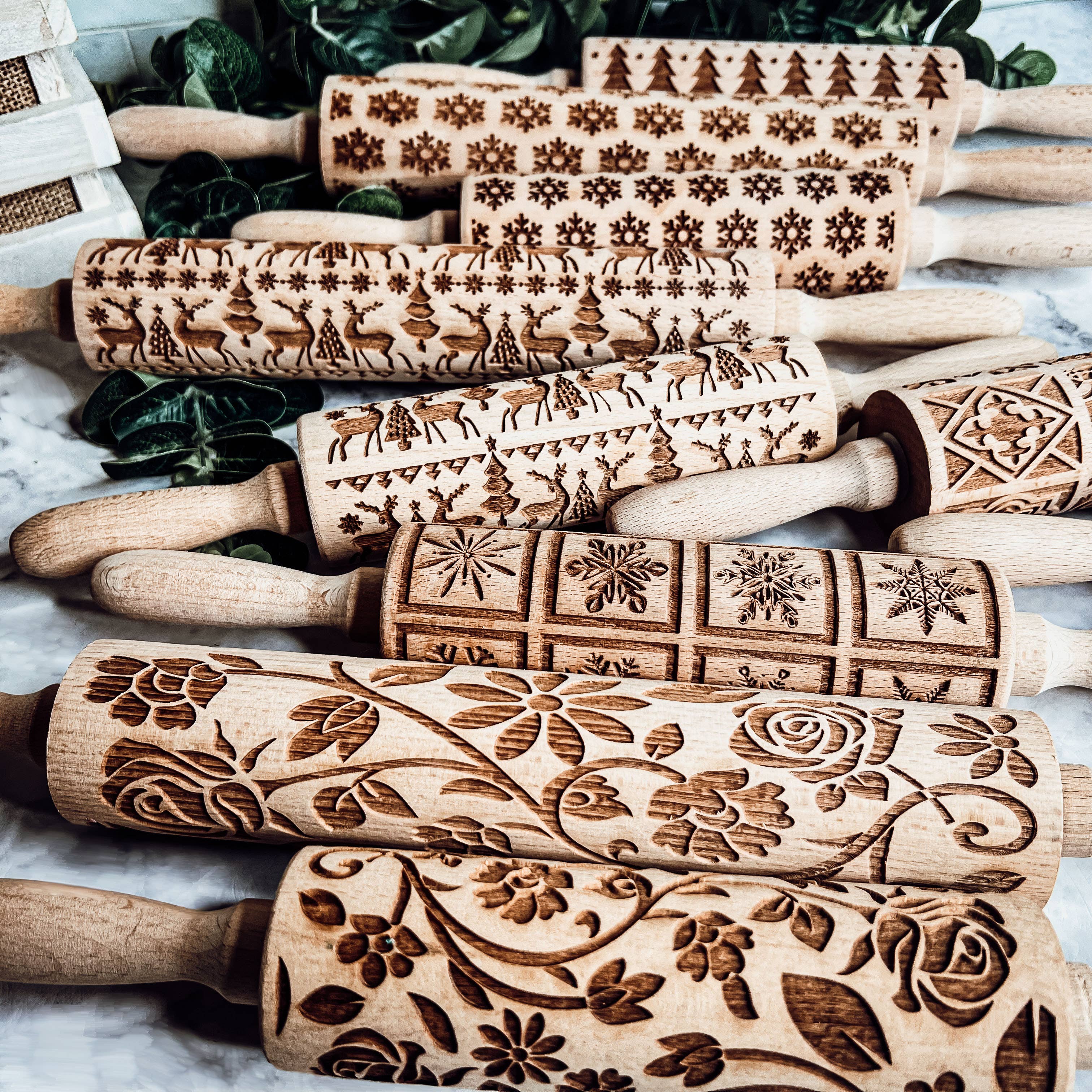 Gia Roma - Wholesale Kitchen Tool/Gadget - Wood Rolling Pins for Cookies & Baking Gift, Holiday Kitchen31