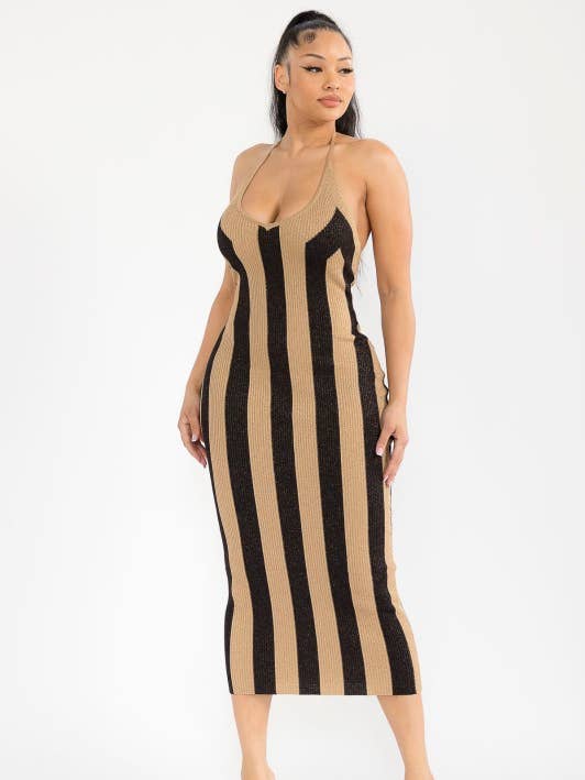 Gold GOLDEN AXIS DRESS for wholesale on Faire0