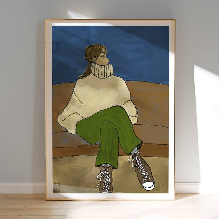 Giclée Fine Art Print "The Watcher' for wholesale by Pascale Berkowitz Studio Art