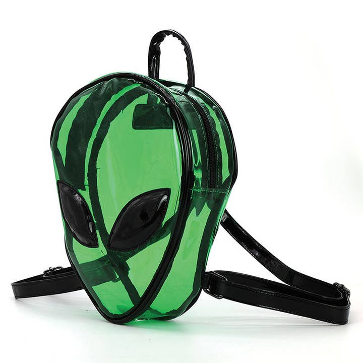 COMECO INC – wholesale Backpack – Women's – IRIDESCENT ALIEN HEAD BACKPACK5