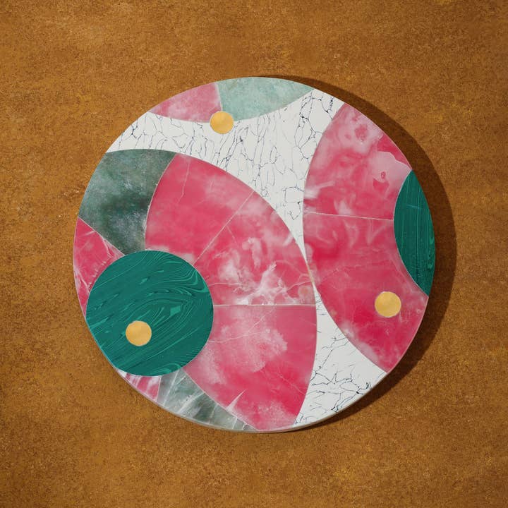 Tiramisu - Wholesale Platter - Aurora Splendor Gemstone Marble Platter