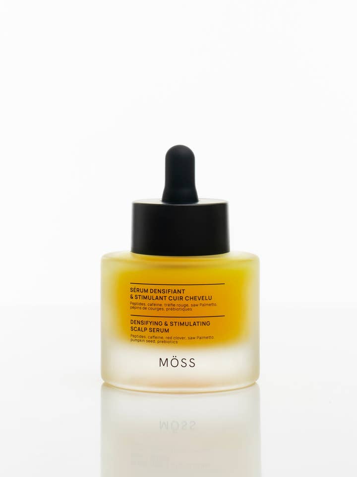 Sérum densifiant et stimulant cuir chevelu - précommande pour la vente par Möss