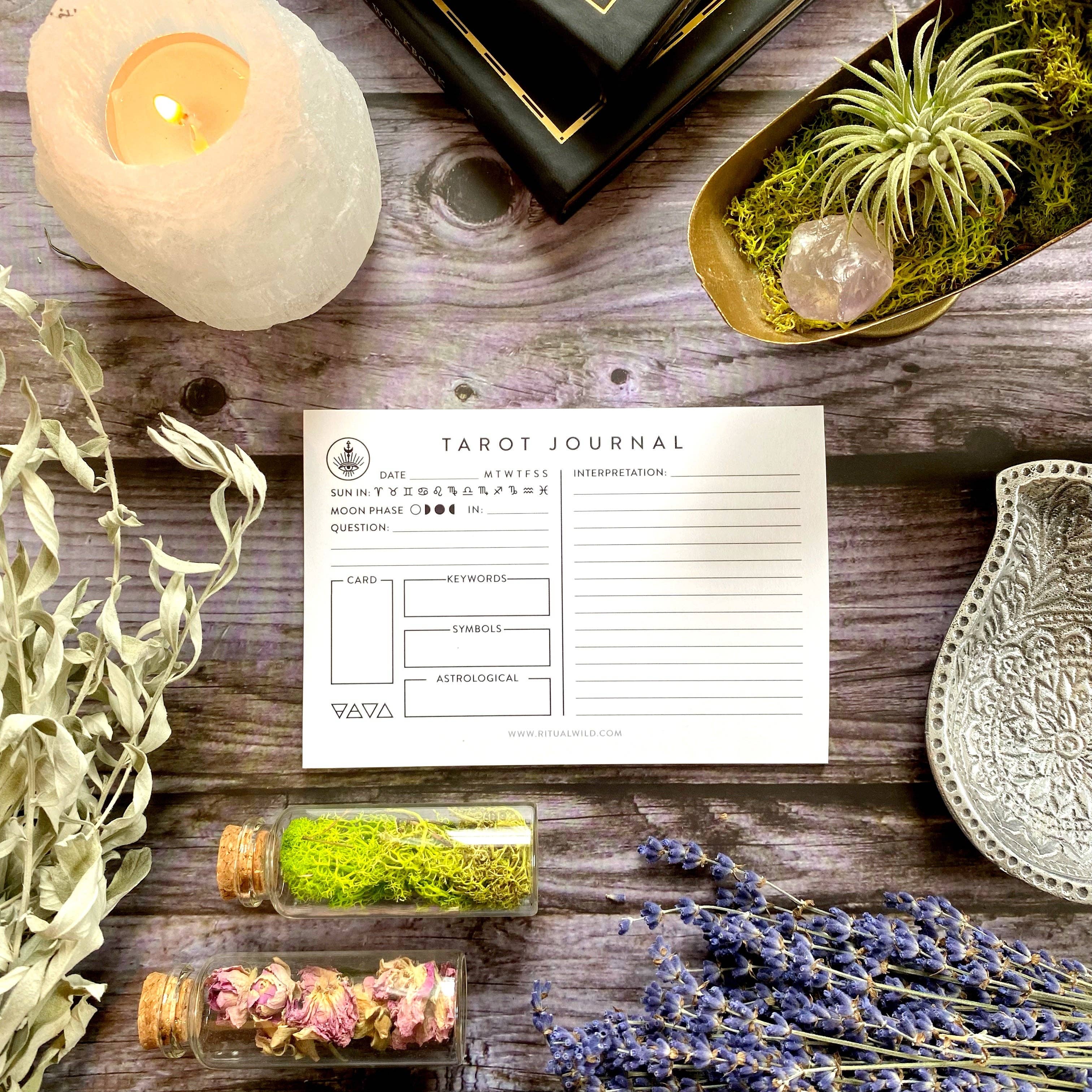 Ritual of Esoterica – Diário por atacado – Bloco de notas Tarot Journal Sticky1