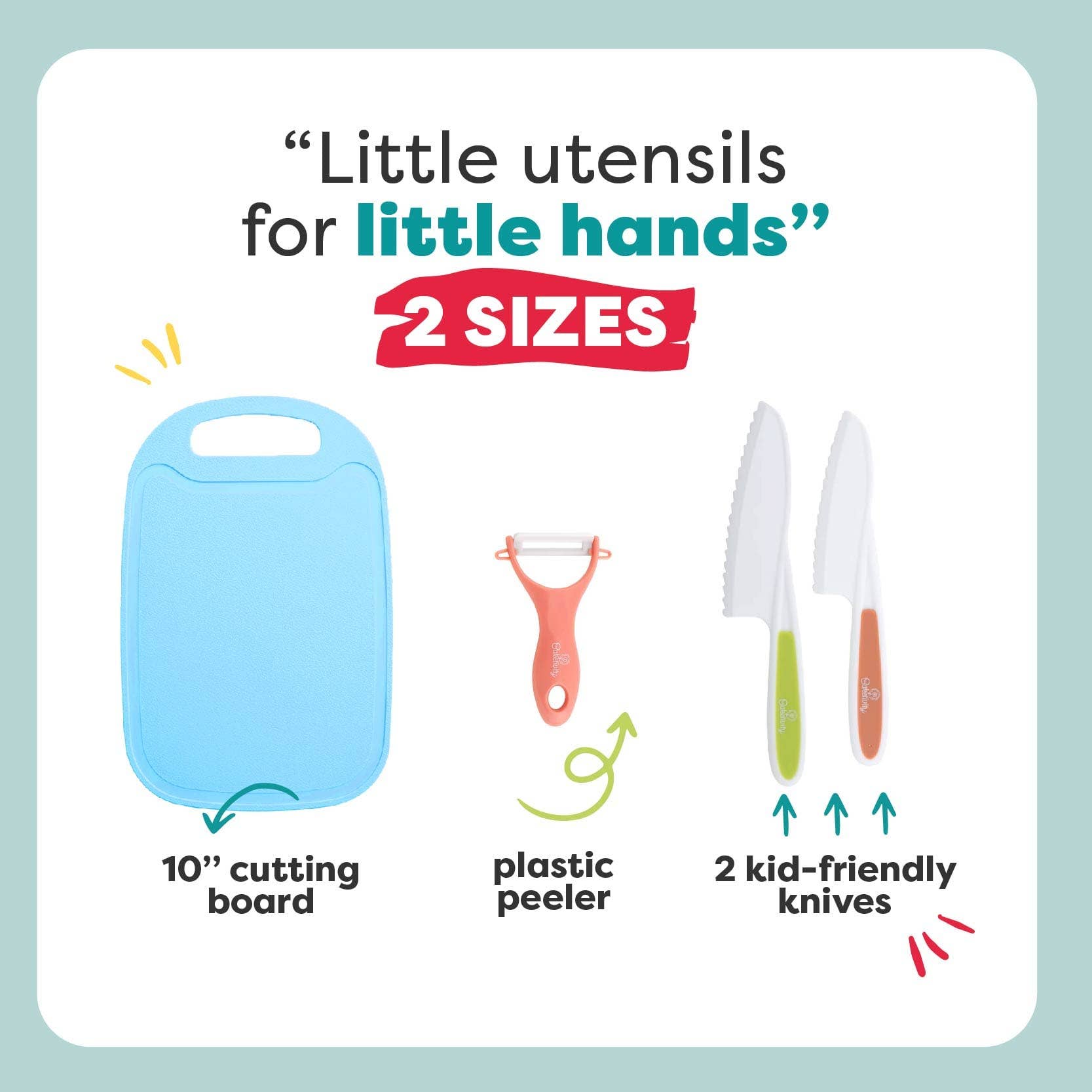 Baketivity Corp - Wholesale Knife Set - Kid Safe Knives Set for Real Cooking6