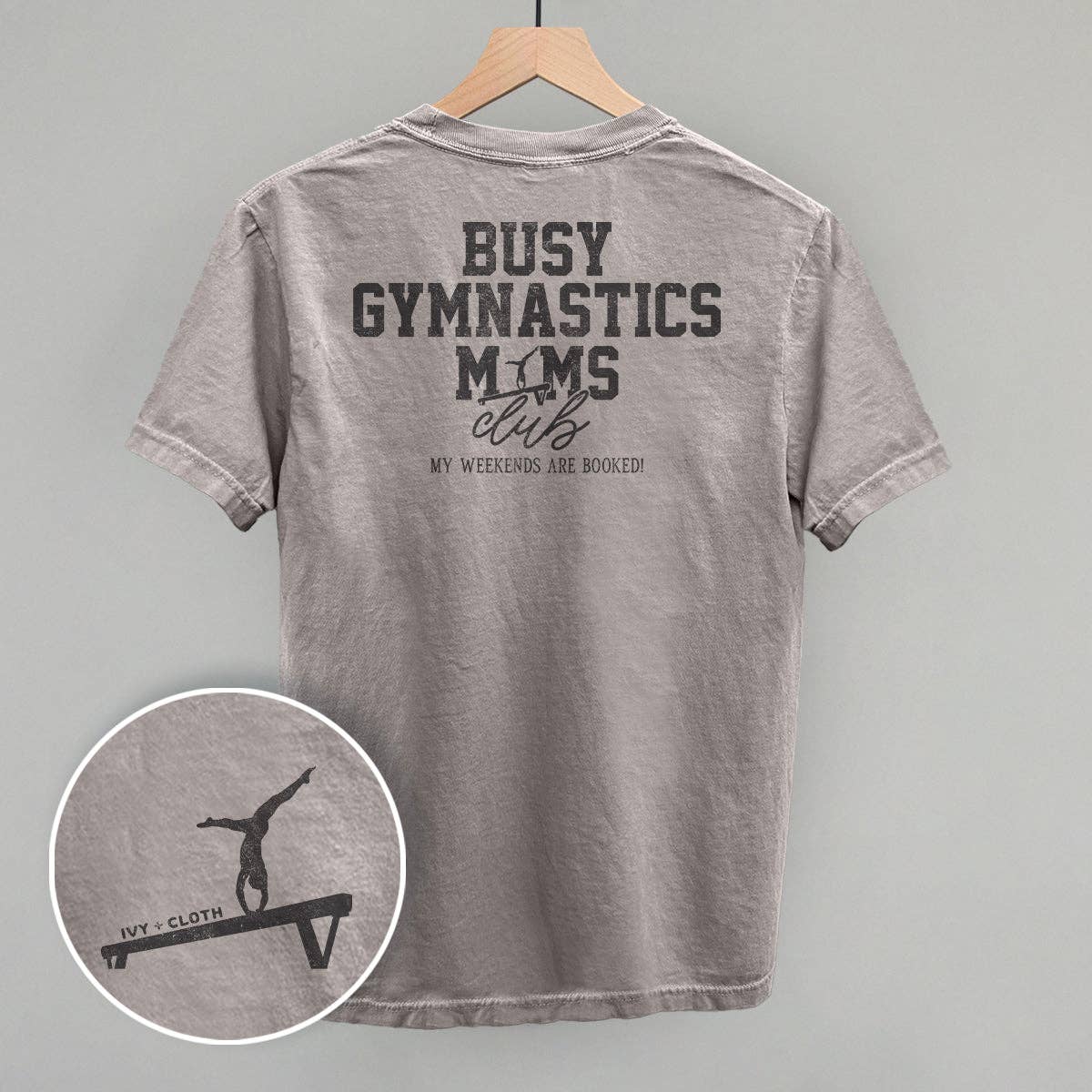 Ivy + Cloth - Wholesale Graphic Sweatshirt - Women's - Busy Gymnastics Moms Club (Back Print)1