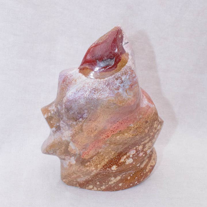 Tiny Rituals - Wholesale Spiritual Stone/Crystal - Ocean Jasper Flame - AAA Premium Quality55