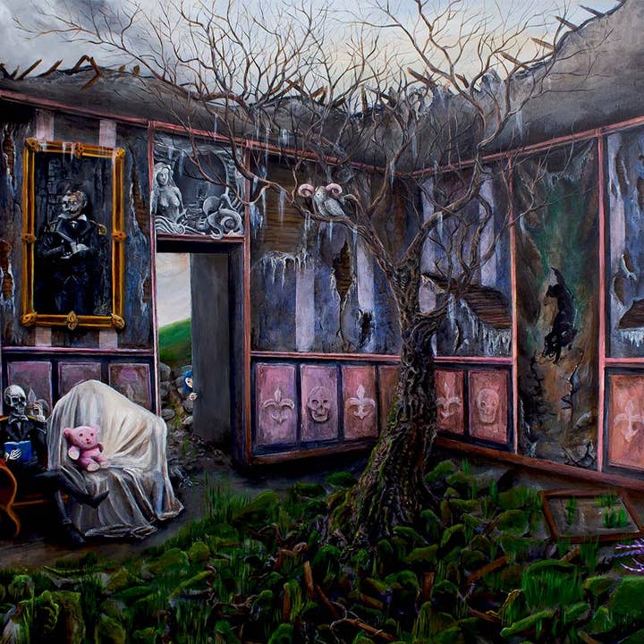 The Study (Art Print on Metal) for wholesale by Noir Star Emporium